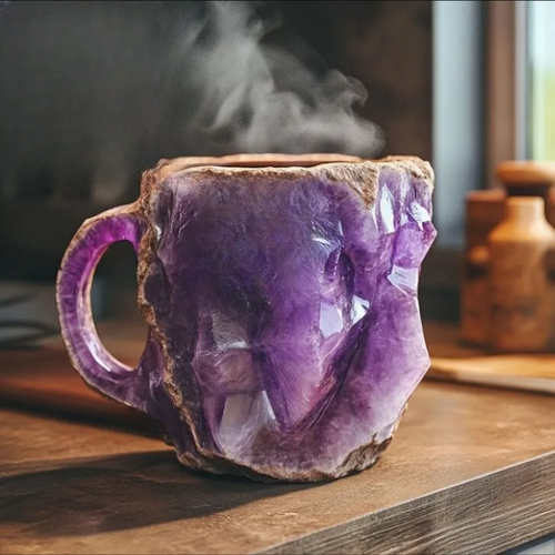 🎁 🥃 2024 Neue Kaffeetassen aus Mineralkristall
