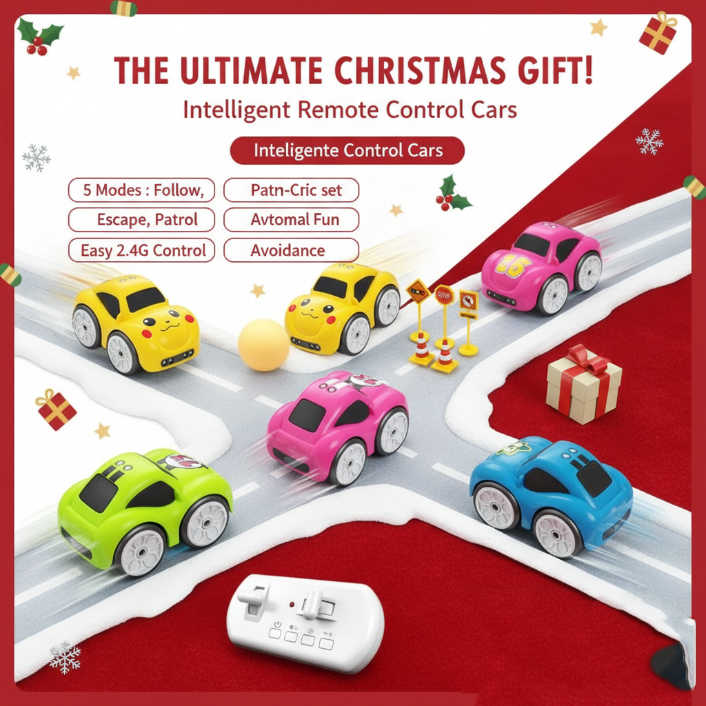 🚗 Smart Sensing Mini Car – The Magical Self-Driving Toy Kids Love!